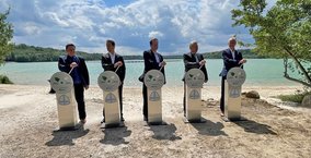 Offizieller Startschuss für Deutschlands größte schwimmende Photovoltaikanlage