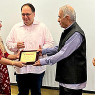 Gargi HA funds large water filtration plant at site in India