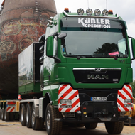 Auf 30 Achsen in Richtung Technikmuseum 