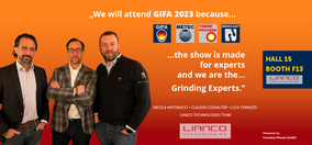 We will attend GIFA 2023 because the show is made for experts and its customers. And we are the Grinding Experts.