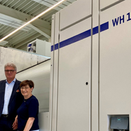 WH 10000 für die Bearbeitung von Gigacastings kurz vor Auslieferung