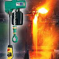 J.D. Neuhaus: Air Hoists handle difficult Foundry Conditions