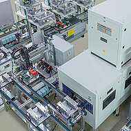 Fully automatic leak testing bench for a heat exchanger of a water-cooled iIntercooler – Another complete solution from innomatec