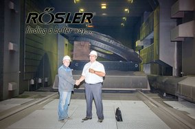 Rösler RDS 80/70 – one of the biggest shot blast systems in the world
