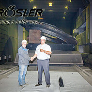 Rösler RDS 80/70 – one of the biggest shot blast systems in the world