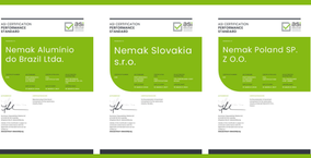 Nemak receives ASI Performance Standard certification for three aluminium plants
