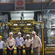 Inbetriebnahme der schnellsten kastengebundenen Grünsandformanlage in Indien 