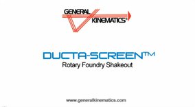 Ducta-Screen Rotary Foundry Shakeout Drum
