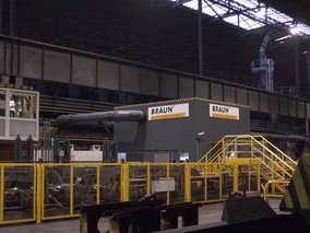 BRAUN Maschinenfabrik GmbH: 4 Hochdruck-Oberflächenschleifmaschine für Hyundai Steel
