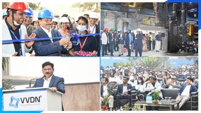 Minister of State for Communication Devusinh Chauhan inaugurates VVDN's new Die Casting Facility