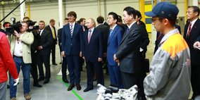 RUS / JP - Mazda Sollers opens new engine manufacturing plant in Vladivostok, Russia