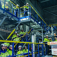Norwegian prime minister opens energy recovery plant at Elkem Salten