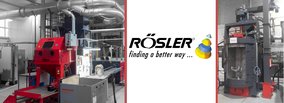Deburring and blast cleaning of castings with eight Rösler shot blast machines 