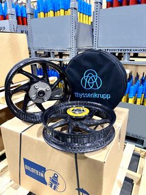 Start of sales of thyssenkrupp carbon motorcycle wheels by partner Bilstein of America in the NAFTA region