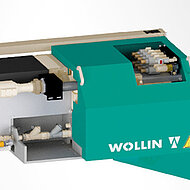 Flow Control - measure the usage of release agent, air and concentrate in the spraying process 