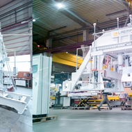 Größte Kernschießmaschine in Europa von Laempe Mössner Sinto