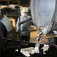 USA - Microcosm of technological culture: a foundry closes in California