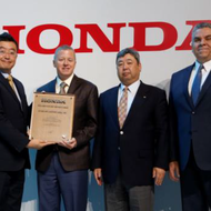 Honda's “Excellence in Quality & Delivery” awarded to Ryobi Die Casting 