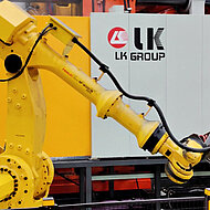 LK 6000 Plus die casting cell for Vietnam's 5G ultra large housing production