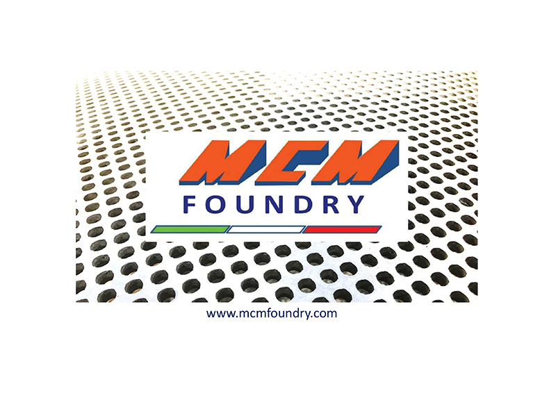 Clarification by MCM FOUNDRY S.r.L.