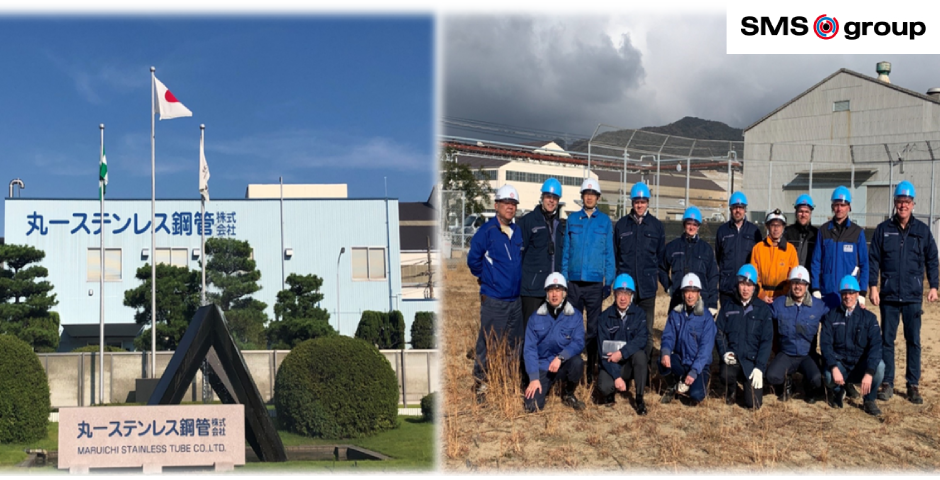 SMS group delivers highly automated complete production line for extruded stainless steel tubes to Maruichi Stainless Tube in Japan