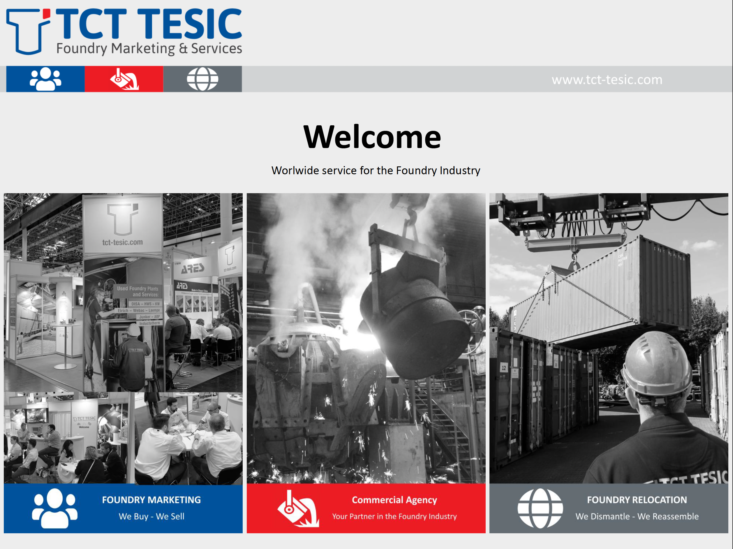 TCT Tesic - der internationale Spezialist für gebrauchte Gießereianlagen und Maschinen feiert 30-jähriges Bestehen